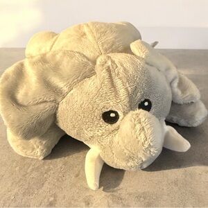 Melissa & Doug Gray Elephant 10” Plush Laying Stuffed Animal